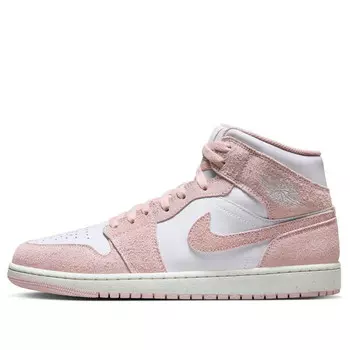 Кроссовки 1 mid se 'white legend pink' Air Jordan, белый