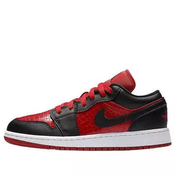 Кроссовки 1 низкие Air Jordan, красный