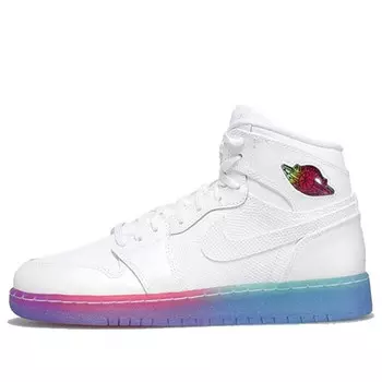 Кроссовки 1 премиум класса Air Jordan, белый