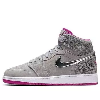 Кроссовки 1 ретро Air Jordan, серый