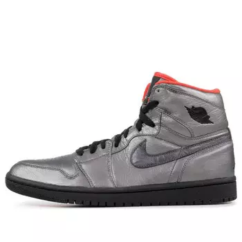 Кроссовки 1 ретро hi премьер Air Jordan, серебряный