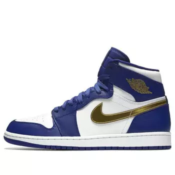 Кроссовки 1 retro high 'gold medal' Air Jordan, синий