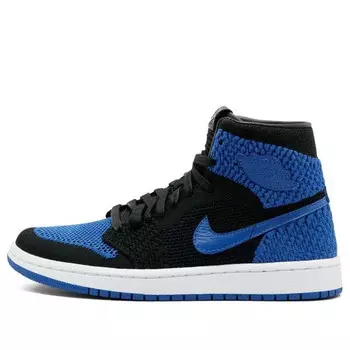 Кроссовки 1 retro high og flyknit 'royal' Air Jordan, синий