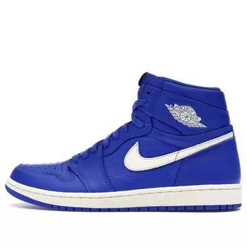 Кроссовки 1 retro high og 'hyper royal white' Air Jordan, синий