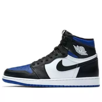 Кроссовки 1 retro high og 'royal toe' Air Jordan, черный