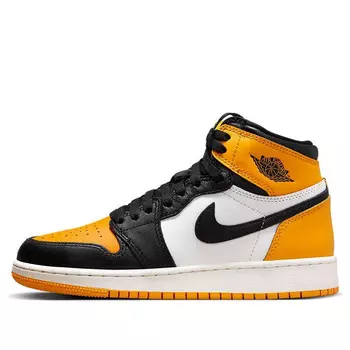 Кроссовки 1 retro high og 'yellow toe' Air Jordan, мультиколор