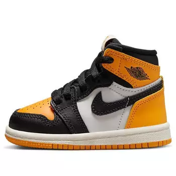 Кроссовки 1 retro high og 'yellow toe' Air Jordan, желтый