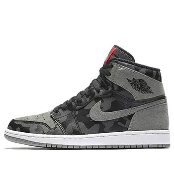 Кроссовки 1 retro high premium 'shadow camo' Air Jordan, камуфляж
