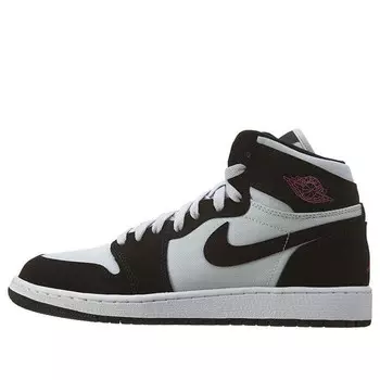 Кроссовки 1 retro high 'pure platinum black pink' Air Jordan, мультиколор