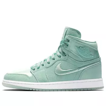 Кроссовки 1 retro high 'season of her: mint' Air Jordan, зеленый
