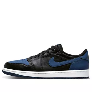 Кроссовки 1 retro low og 'mystic navy' Air Jordan, черный