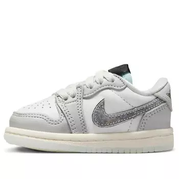 Кроссовки 1 retro low og 'year of the snake' Air Jordan, белый