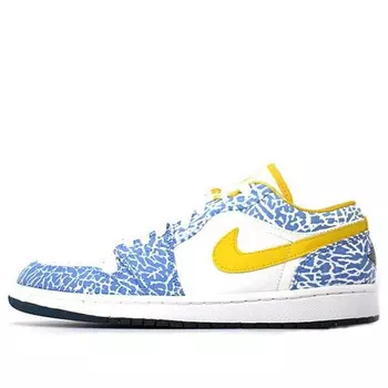 Кроссовки 1 ретро низкие Air Jordan, белый