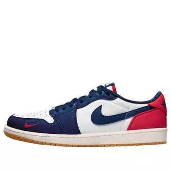 Кроссовки 1 ретро низкие og Air Jordan, белый