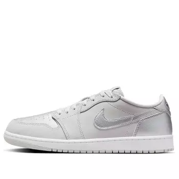Кроссовки 1 ретро низкие og Air Jordan, серый