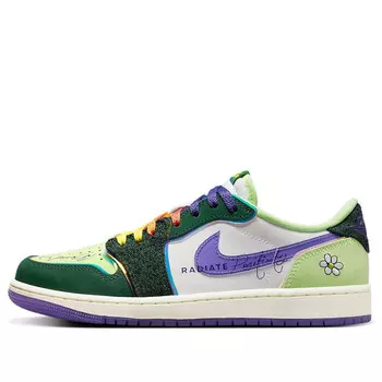 Кроссовки 1 ретро низкие og Air Jordan, зеленый