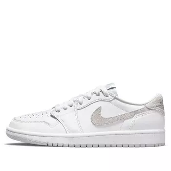 Кроссовки 1 ретро низкие og Air Jordan, белый