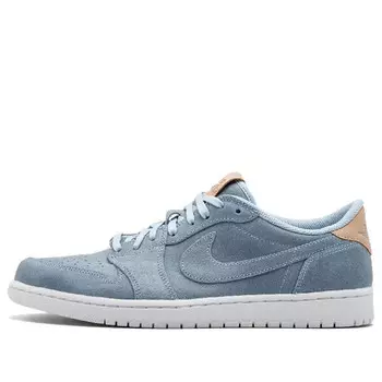Кроссовки 1 ретро низкие og премиум Air Jordan, синий