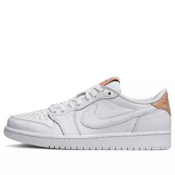 Кроссовки 1 ретро низкие og премиум Air Jordan, белый
