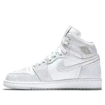 Кроссовки 1 ретро премиум класса Air Jordan, белый