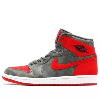 Кроссовки 1 ретро премиум класса Air Jordan, серый