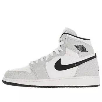 Кроссовки 1 ретро премиум класса Air Jordan, белый