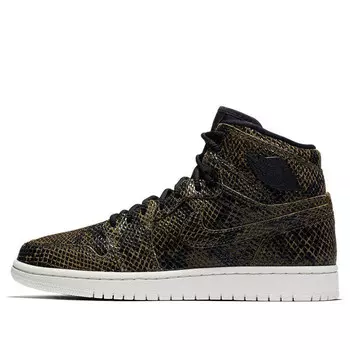 Кроссовки 1 ретро премиум класса Air Jordan, зеленый