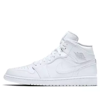 Кроссовки 1 ретро средние Air Jordan, белый
