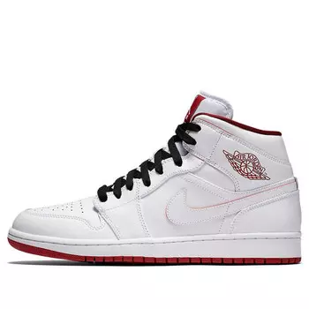 Кроссовки 1 ретро средние Air Jordan, белый