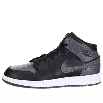 Кроссовки 1 ретро средние Air Jordan, черный