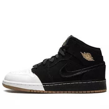 Кроссовки 1 ретро средние Air Jordan, черный