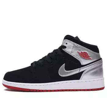 Кроссовки 1 ретро средние Air Jordan, черный