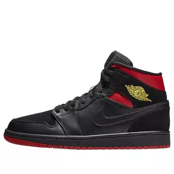 Кроссовки 1 ретро средние Air Jordan, черный