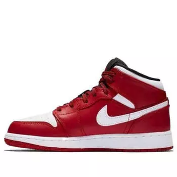 Кроссовки 1 ретро средние Air Jordan, красный