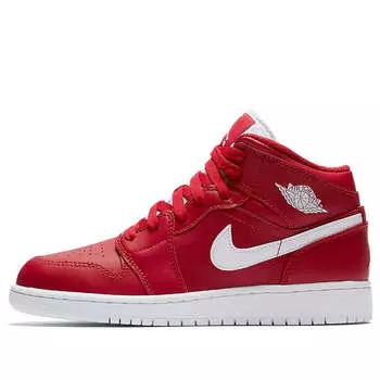 Кроссовки 1 ретро средние Air Jordan, красный