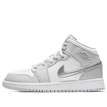 Кроссовки 1 ретро средние Air Jordan, серый