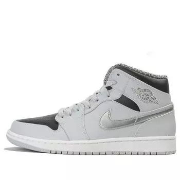 Кроссовки 1 ретро средние Air Jordan, серый