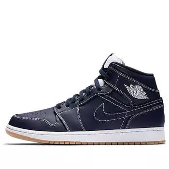 Кроссовки 1 ретро средние Air Jordan, синий