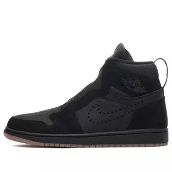 Кроссовки 1 ретро высокая молния Air Jordan, черный