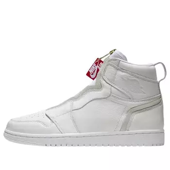 Кроссовки 1 ретро высокая молния Air Jordan, белый