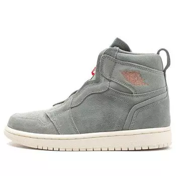 Кроссовки 1 ретро высокая молния Air Jordan, зеленый