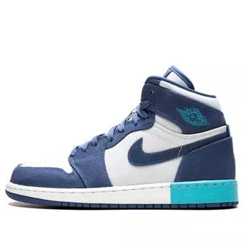 Кроссовки 1 ретро высокие Air Jordan, голубой