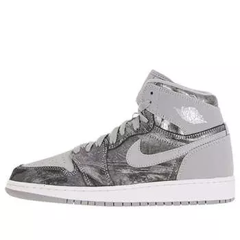 Кроссовки 1 ретро высокие Air Jordan, серый