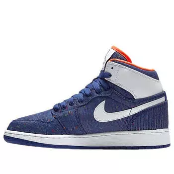 Кроссовки 1 ретро высокие Air Jordan, синий