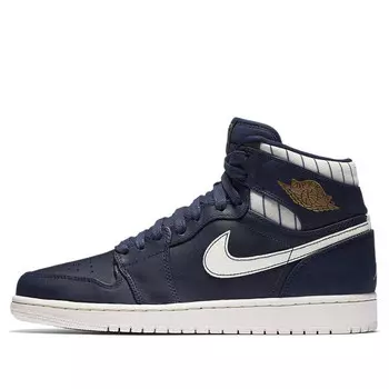 Кроссовки 1 ретро высокие Air Jordan, синий