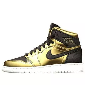 Кроссовки 1 ретро высокие Air Jordan, золотой