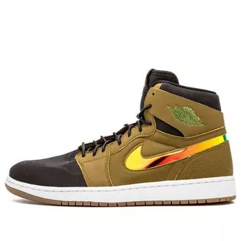 Кроссовки 1 ретро высокие модерн Air Jordan, зеленый