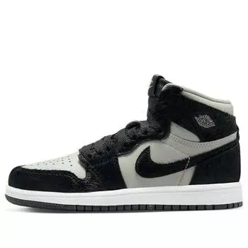 Кроссовки 1 ретро высокие og Air Jordan, серый