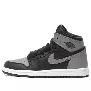 Кроссовки 1 ретро высокие og Air Jordan, серый