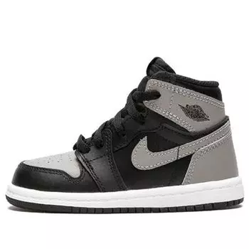 Кроссовки 1 ретро высокие og Air Jordan, серый